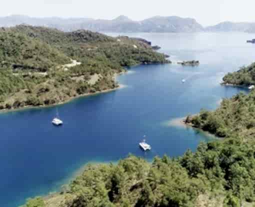 Hisarönü Körfezi Kuzey Yakasında Yelken 