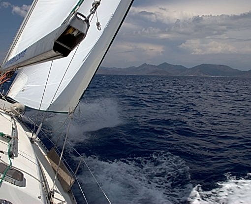 Datça Yarımadasında Yelken